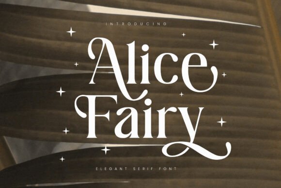 Alice Fairy Serif Font for Elegant Craft Designs