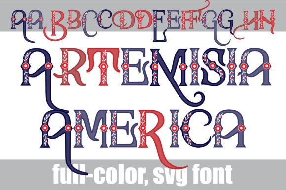 Artemisia America: A Patriotic Color Font for Web Design