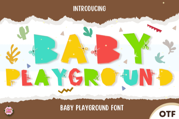Baby Playground Typeface for Creative Branding
