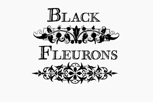Black Fleurons: A Classic Ornament Font for Modern Campaigns