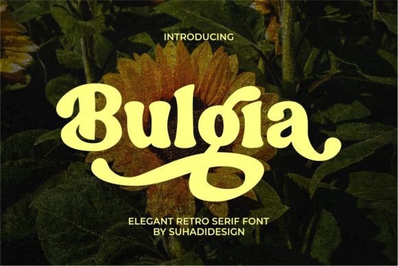 Bulgia Typeface for Modern Campaign Design