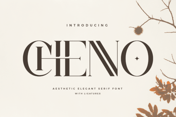 Chenno: The Elegant Serif Font for Premium Campaigns
