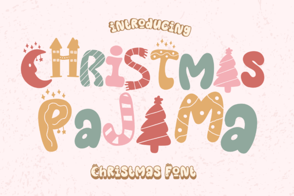 Christmas Pajama: A Playful Decorative Font for Web Design