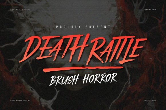 Death Rattle: A Spooky Font for Brand Identity
