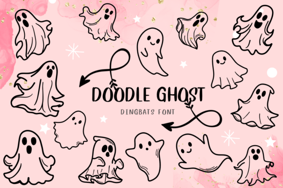 Doodle Ghost: A Cute Dingbat Font for Web Design