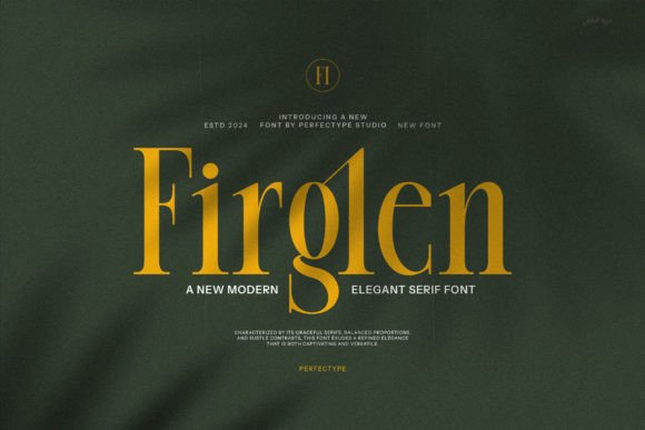 Firglen: A Stylish Serif Font for Web Design