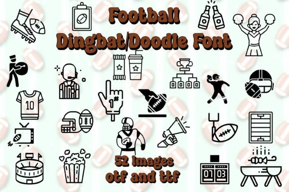 Football Doodle: A Playful Typeface for Digital Sports Brands