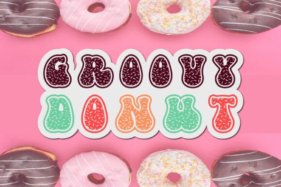 Groovy Donut: A Whimsical Font for Branding