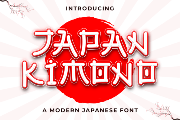 Japan Kimono Typeface for Elegant Branding