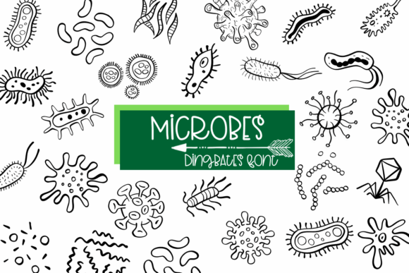 Microbes: A Sketched Dingbats Font Review for Branding