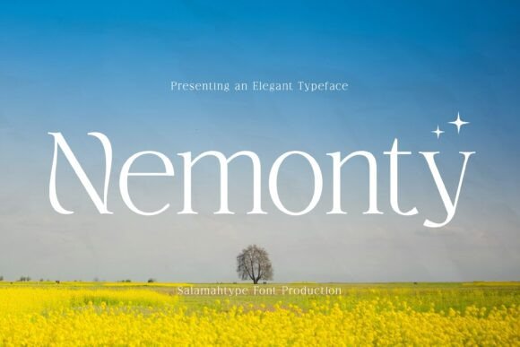 Nemonty: A Graceful Serif Font for Editorial Design