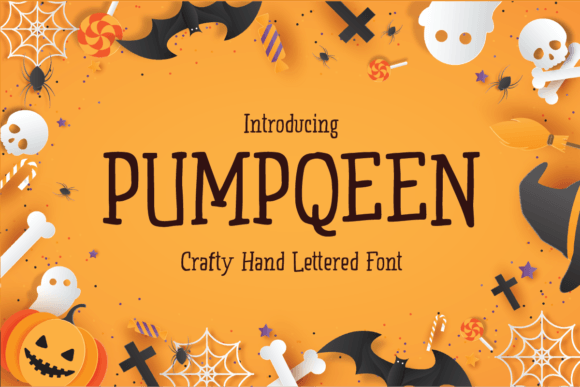 Pumpqeen Font: A Spooky Serif for Branding