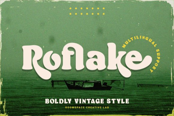 Roflake Typeface for Small Business Branding
