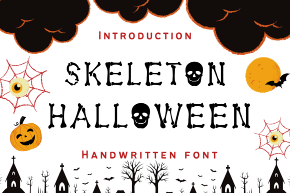Skeleton Halloween: A Spooky Decorative Font for Business