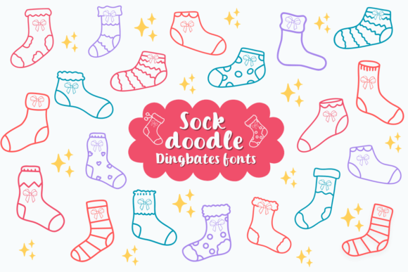 Sock Doodle: A Playful Dingbat Font for Editors