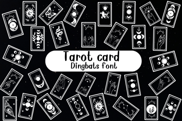 Tarot Card Font for Mystical Campaign Design