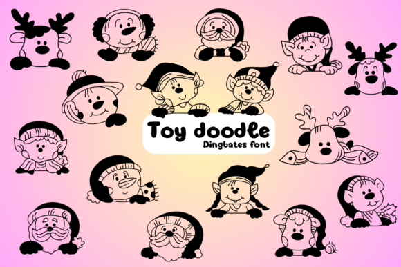 Toy Doodle: A Festive Typeface for Holiday Design