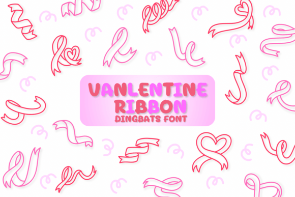 Valentine Ribbon: A Playful Font for Branding