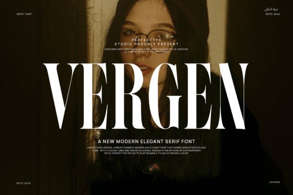 Vergen: The Elegant Serif Font for Handmade Brands
